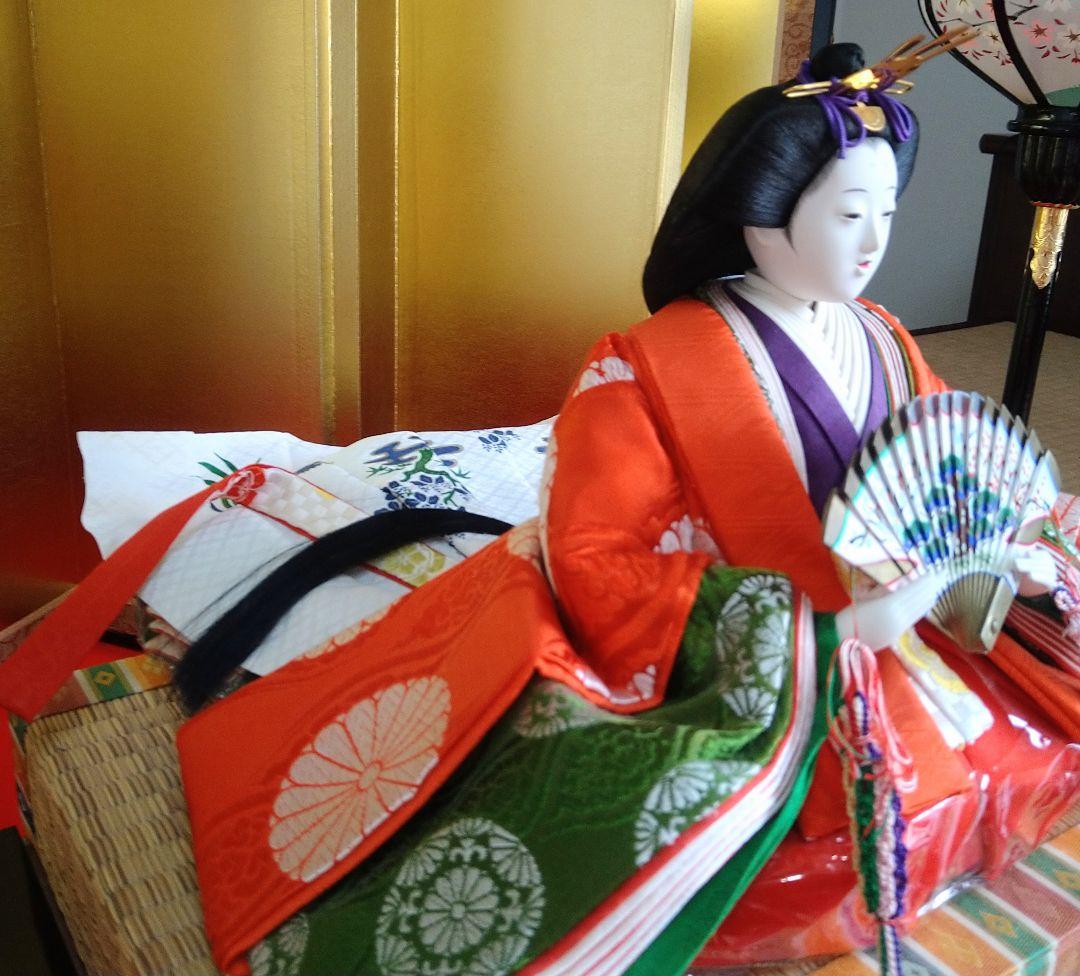 高級　京雛 親王飾り & お道具セット　伝統工芸　松寿作　美術品　日本製　雛人形