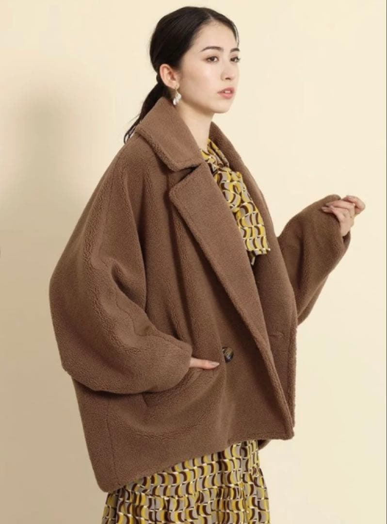 【venus】FENNEL／フェンネル ボリュームボアアウター モカ