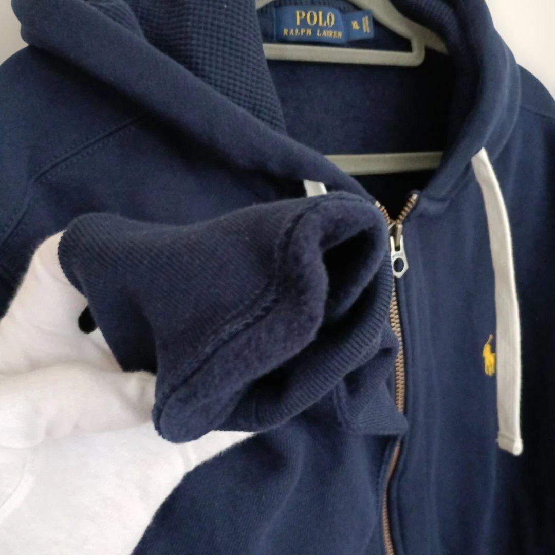 美品　Polo Ralph Lauren ネイビー　フルジップパーカー XL