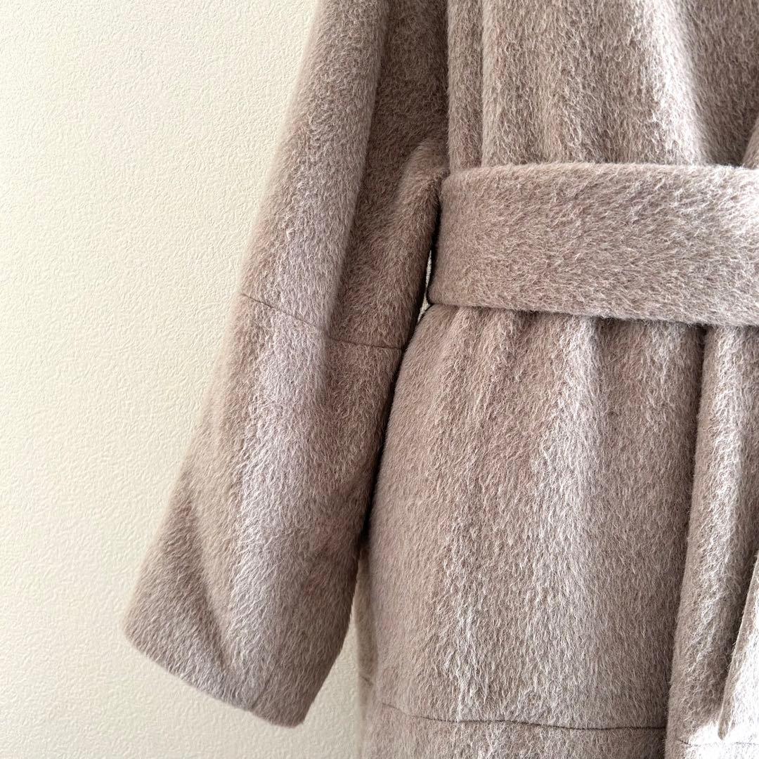 定価 77,000円 Whim Gazette ウールアルパカシャギーコート