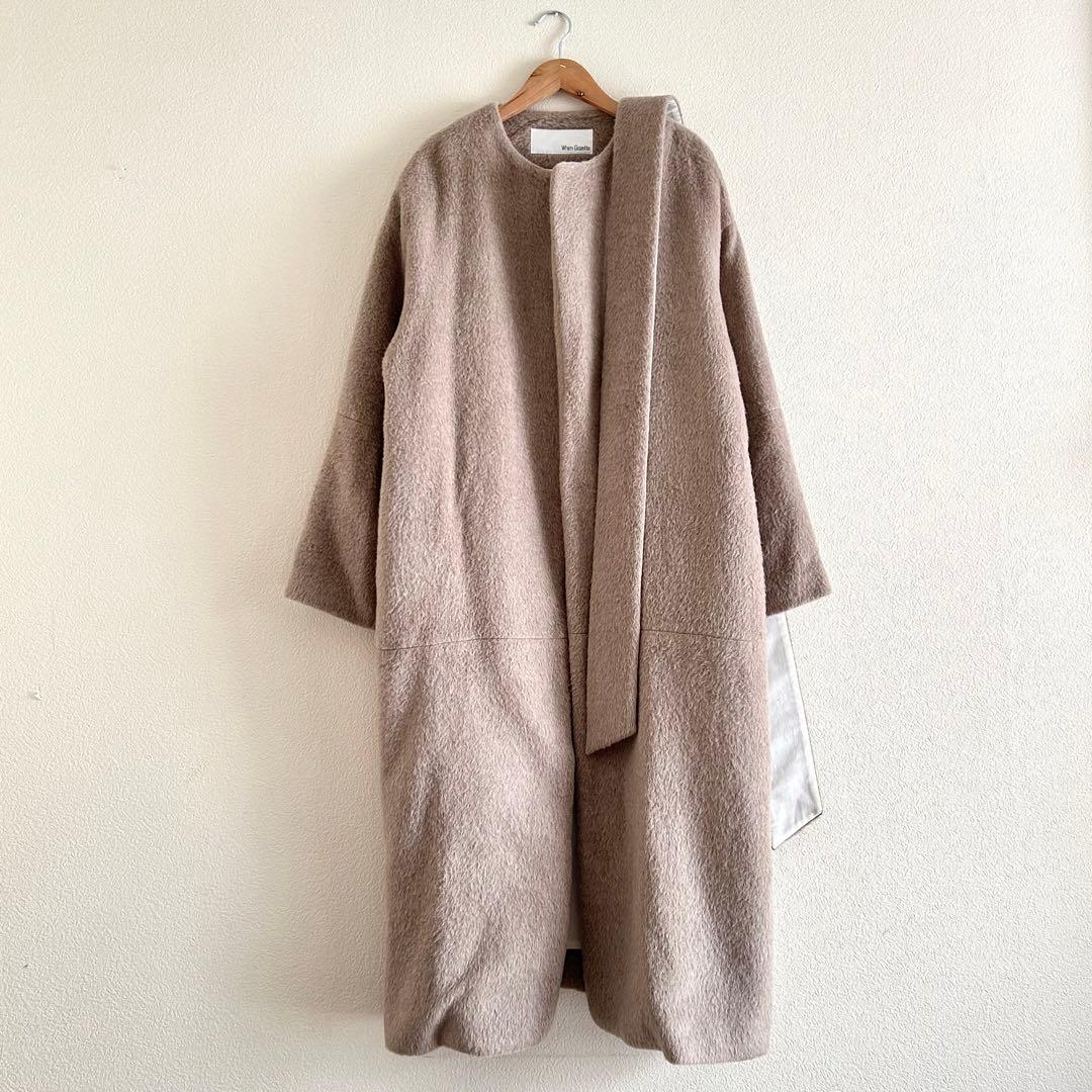 定価 77,000円 Whim Gazette ウールアルパカシャギーコート