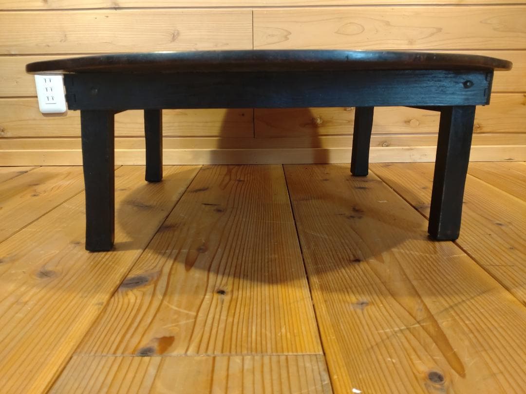 昭和レトロ３点セット　スツール　5段小引出し　ちゃぶ台　無垢材　小道具　民具