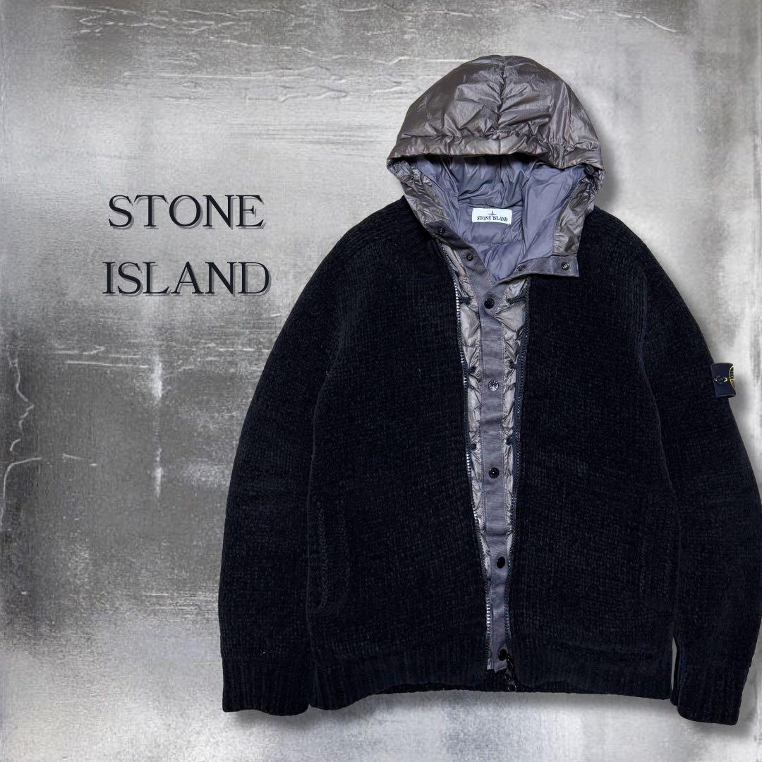 STONE  ストーンアイランド プレジデントニット S 黒