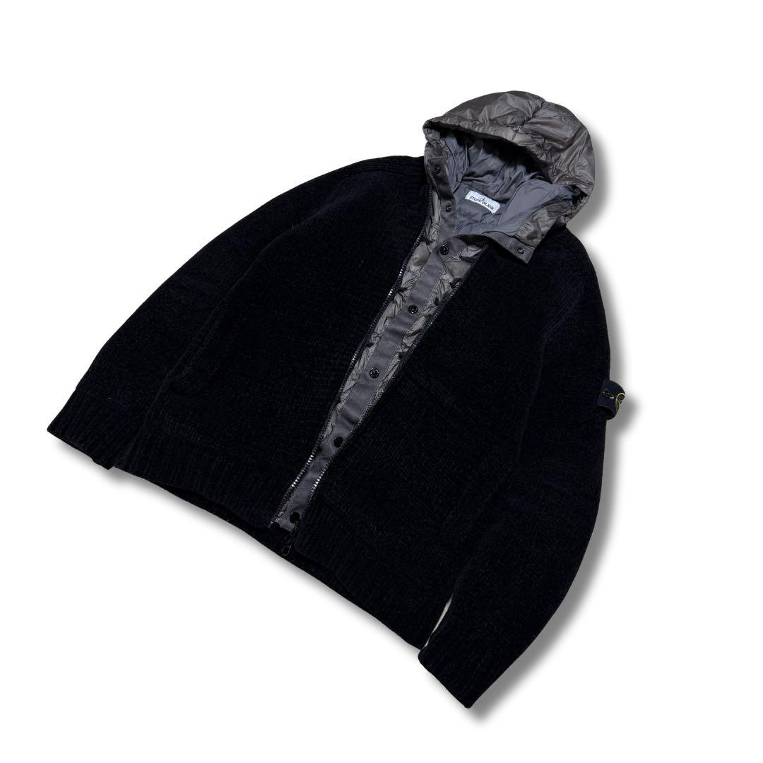 STONE  ストーンアイランド プレジデントニット S 黒