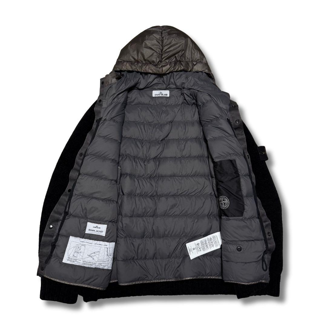 STONE  ストーンアイランド プレジデントニット S 黒
