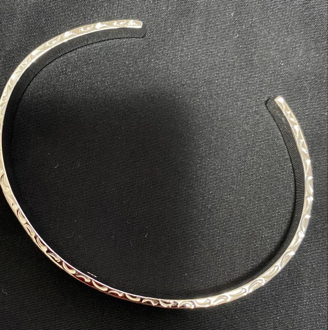 ハワイアン ジュエリー スクロール シルバー925 バングル