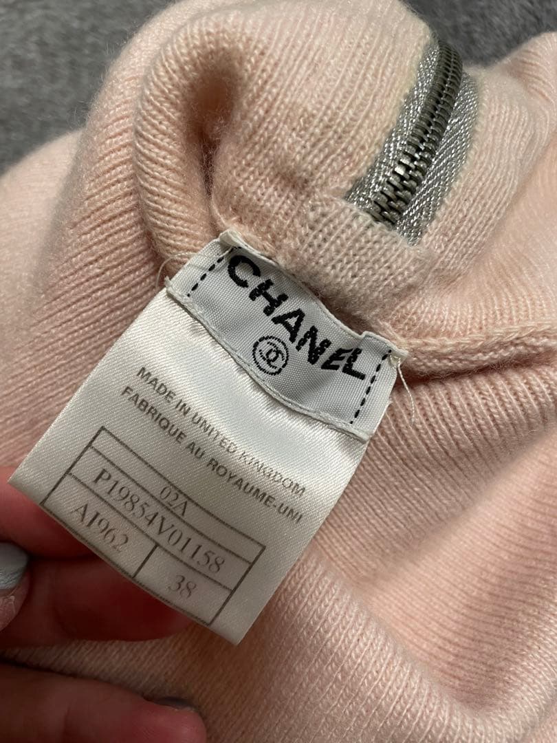 tanakas08228CHANEL シャネル　ニット　ノースリーブ　正規