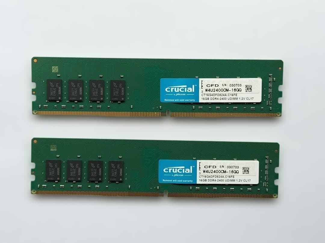 Crucial デスクトップメモリ DDR4-2400 32GB