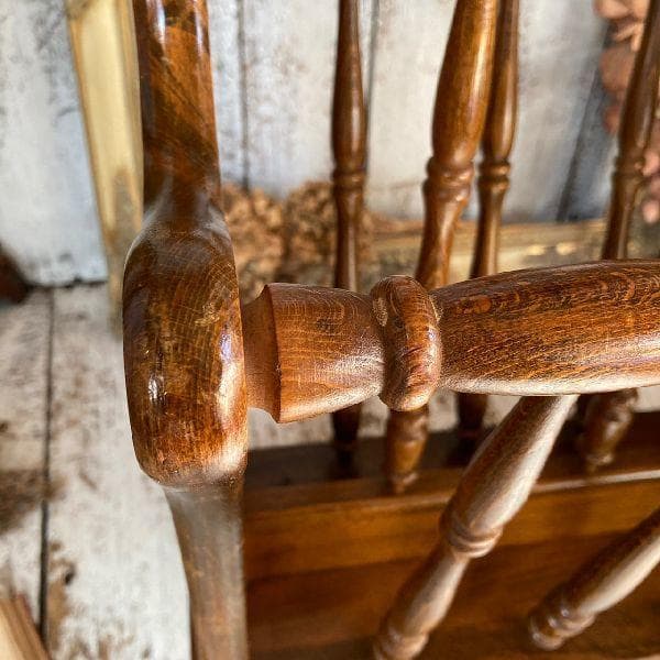 ヴィンテージ*飛騨産業 キツツキマーク*無垢材 ウッド マガジンラック*木製