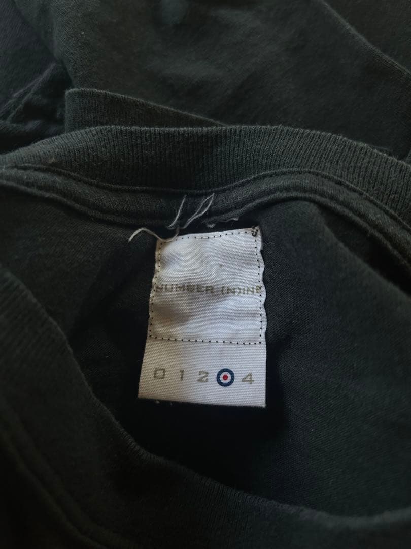 NUMBER (N)INE （ナンバーナイン）本人期　黒Tシャツ　古着
