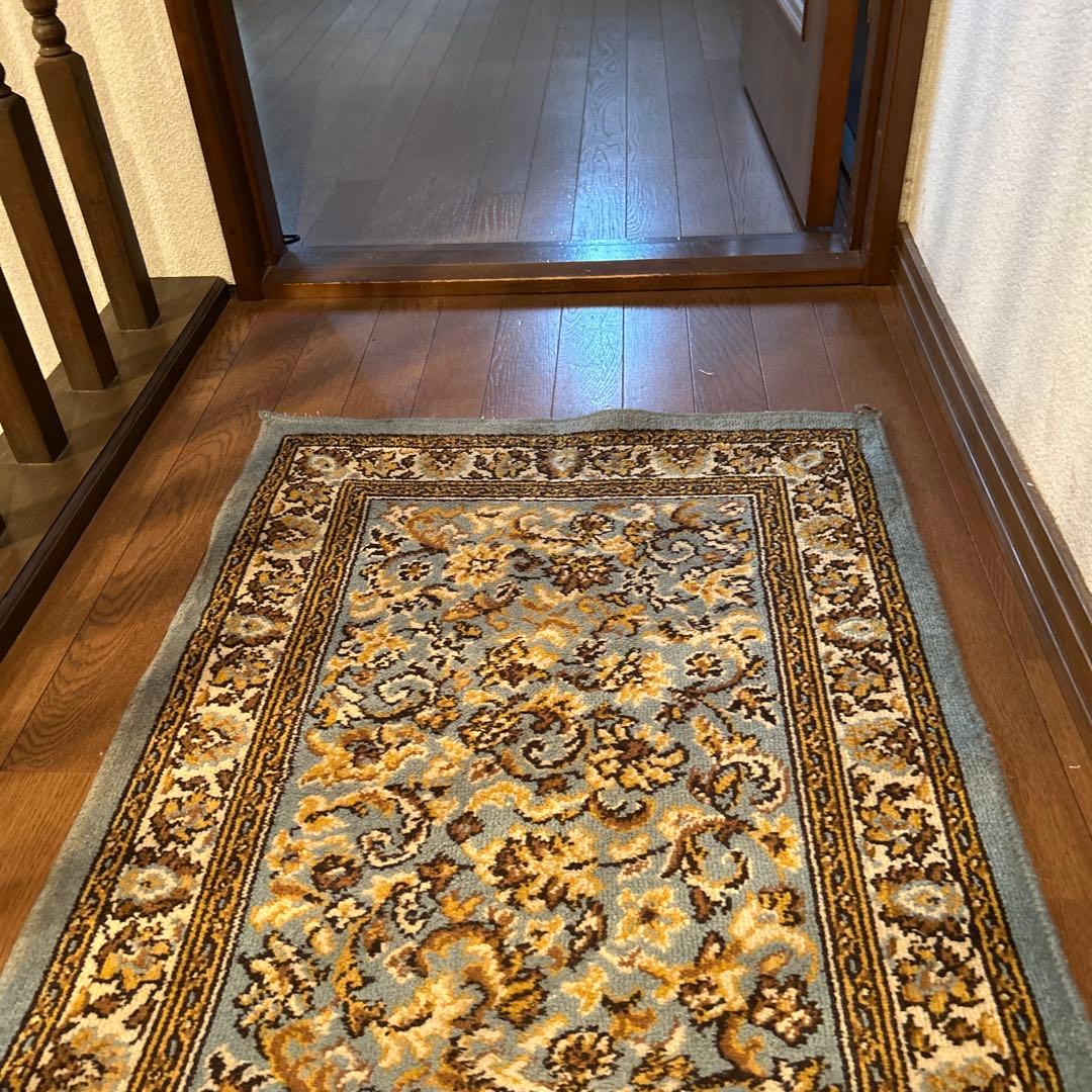 絨毯　ラグ　マット　アンティーク　昭和レトロ