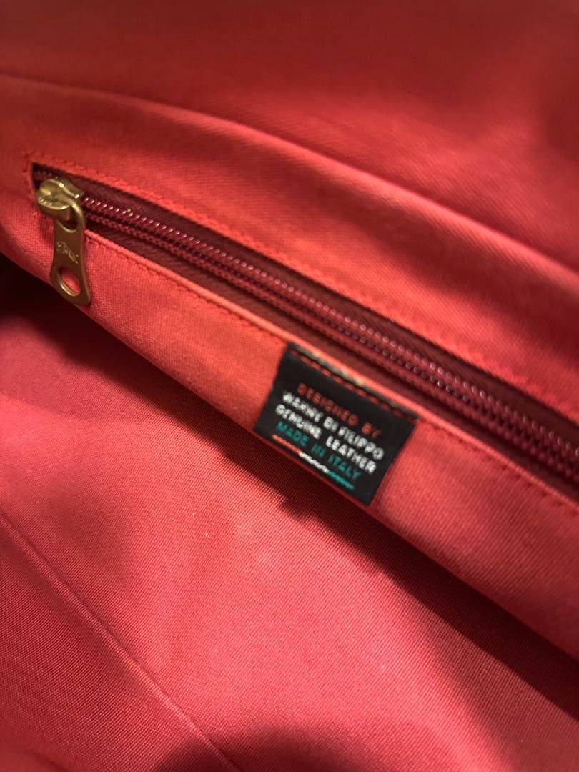 IL BISONTE イルビゾンテ　レザー　ボストンバッグ