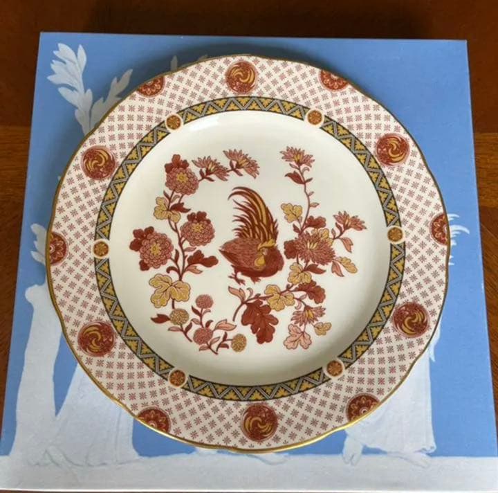 【美品】ウェッジウッド★ゴールデンコックレル★デザート皿1枚　お箱無し