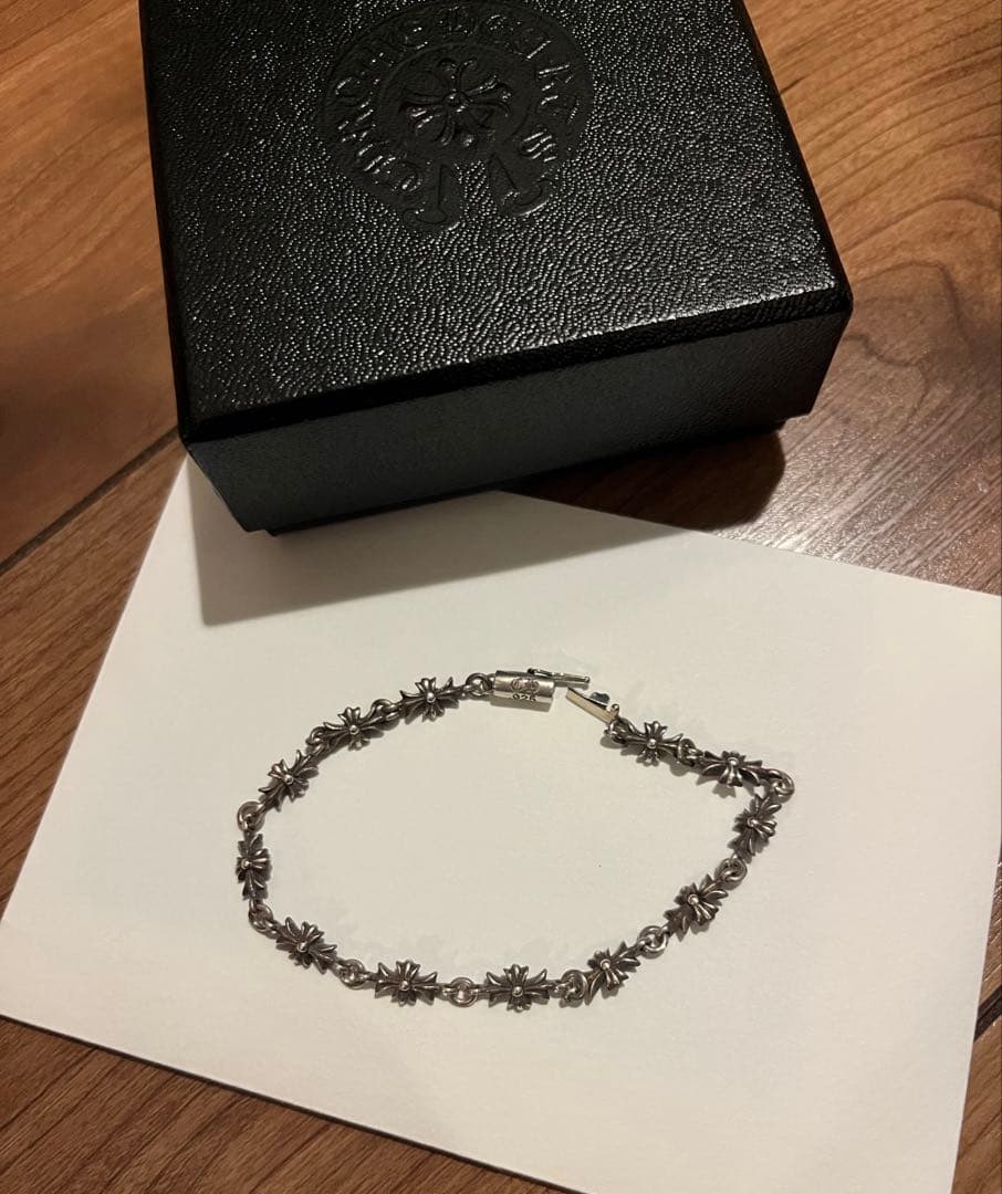 確実正規品　希少　クロムハーツ タイニーECHプラス 12リンク ブレスレット