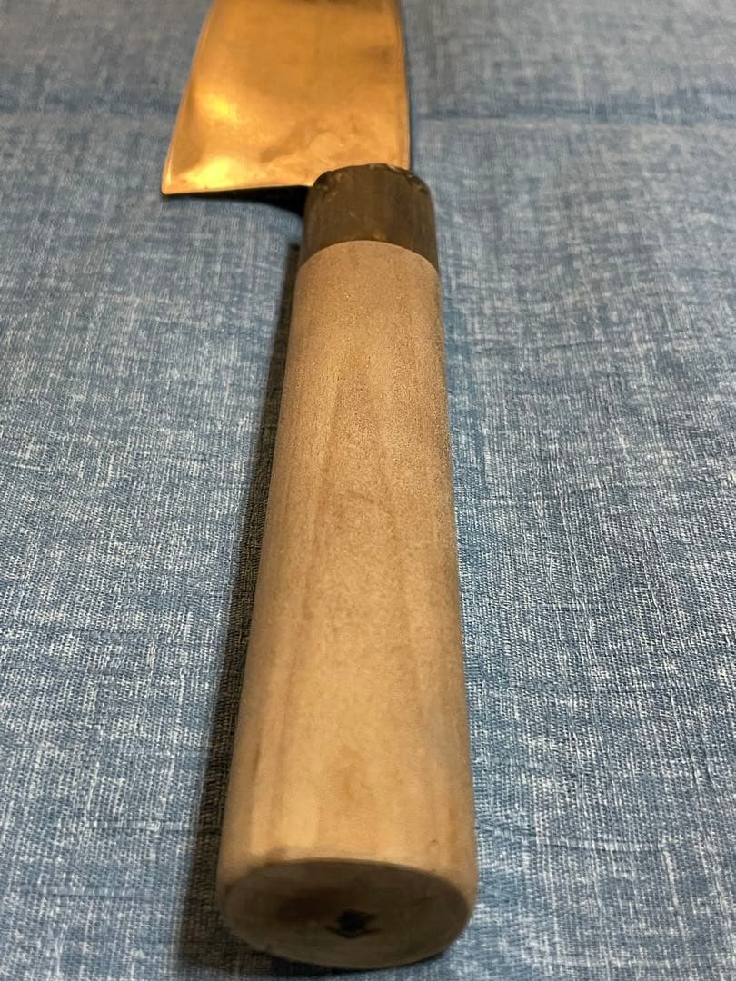 永世吉光　相出刃包丁　身卸包丁　水牛柄　刃渡り19.5センチ