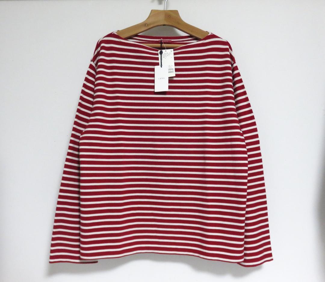 定価2.2万 新品 LENO BASQUE SHIRT 0 レッド ホワイト