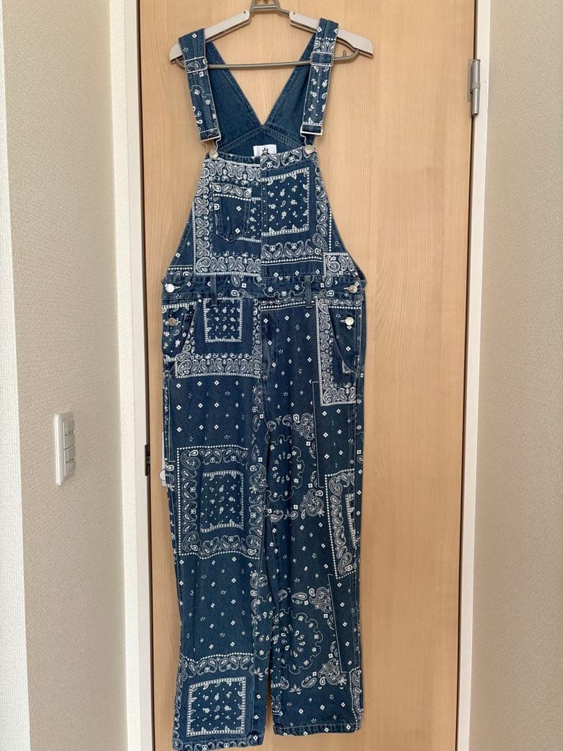 LiSA ROY reflect overjoy 総柄デニムオーバーオール