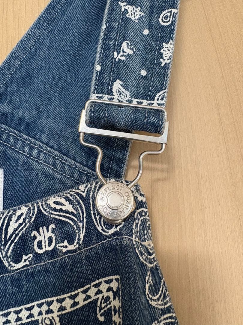 LiSA ROY reflect overjoy 総柄デニムオーバーオール