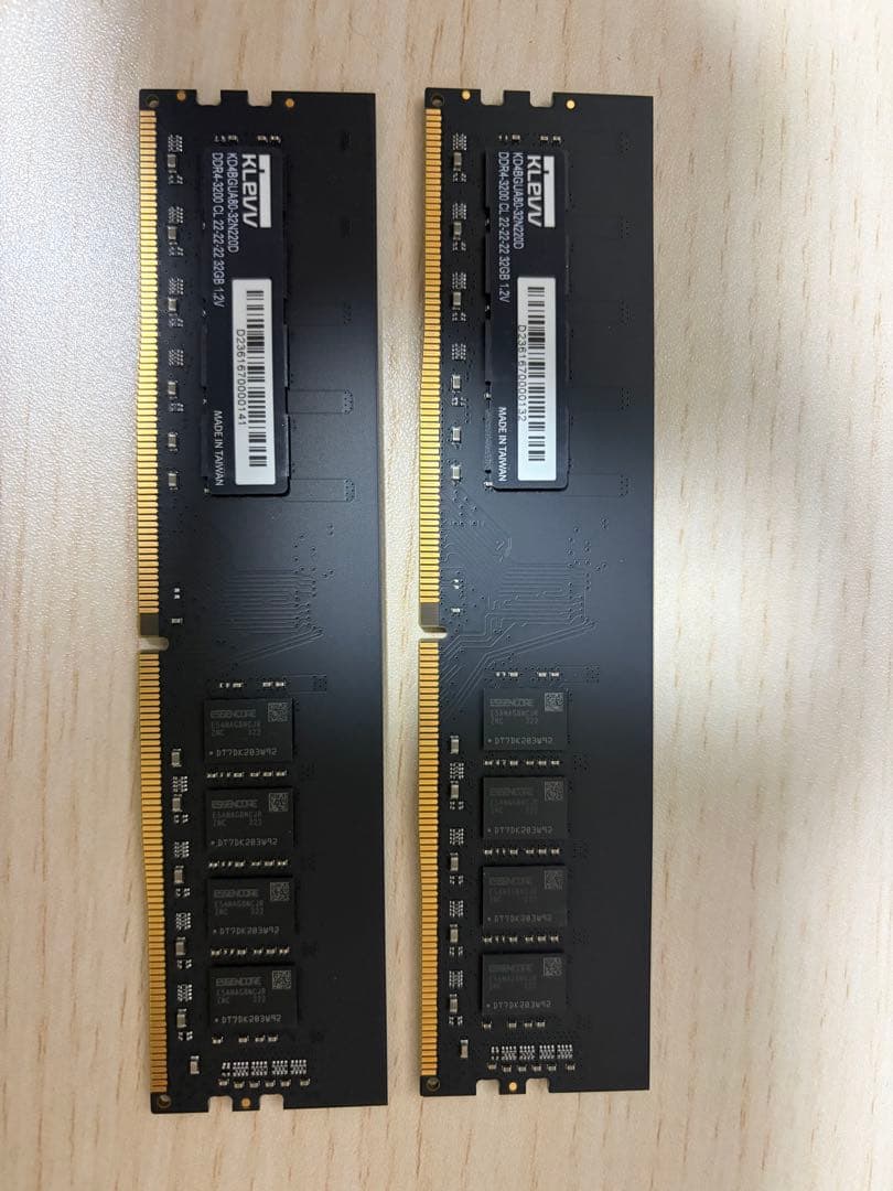 KLEVV デスクトップPC用 32GB x 2枚 64GB キット