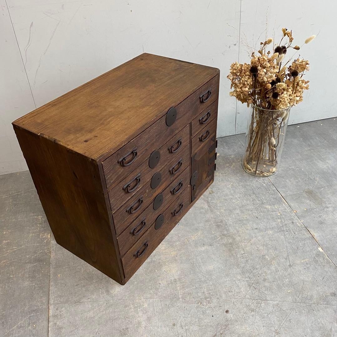 アンティーク チェスト 棚 収納 無垢材 チェスト テレビ台 z416