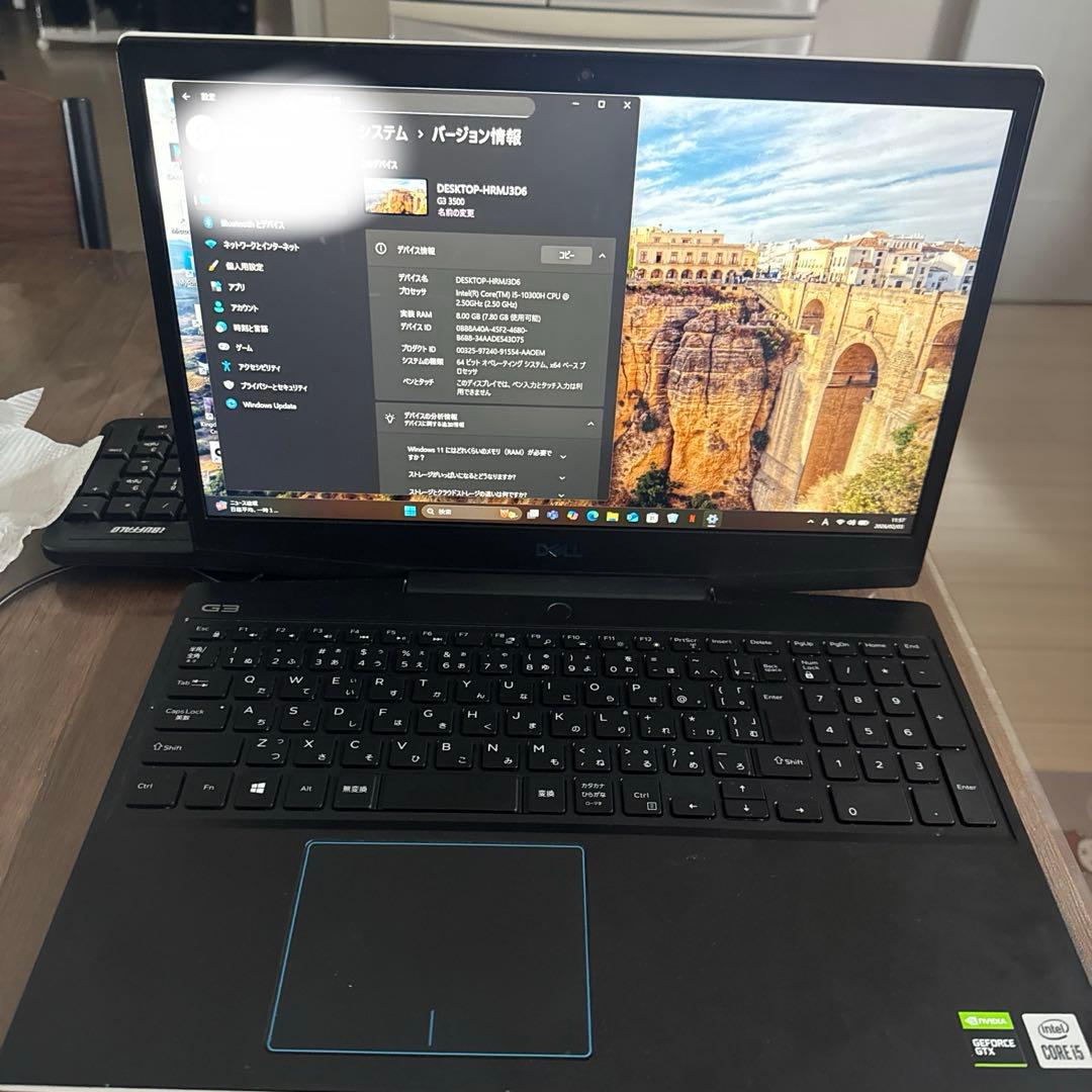 DELL ホワイトノートPC Intel Core i5 マウス キーボード