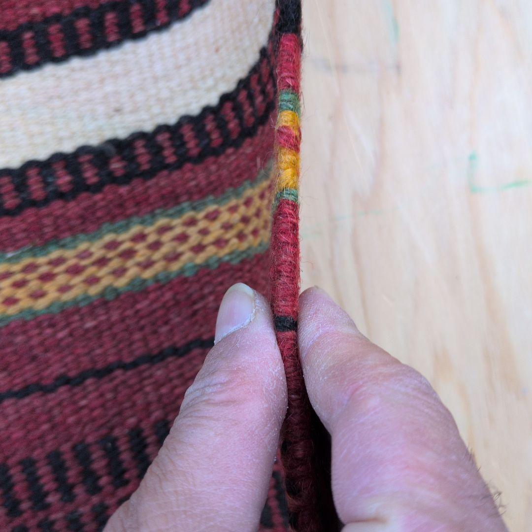 70x136cmペルシャ・キリム(6-1）じゅうたん・ギャッベ・玄関マット・ヨガ