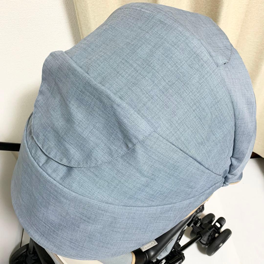 コンビ fugebaby ベビーカー メチャカル オート4キャス EG ブルー