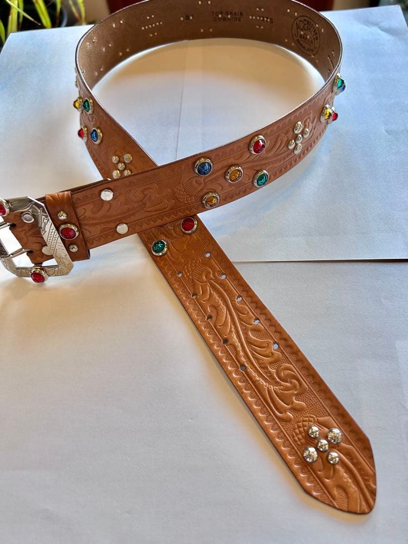 ACE WESTERN BELTS エースウエスタン　ベルト　34 美品です