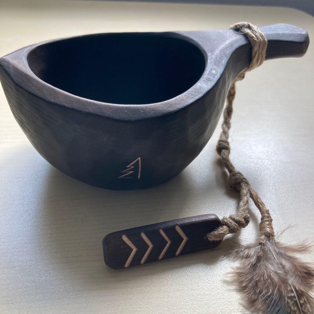 【新品】ソウルオブシベリア #1 ブラックペンダント　No.1840 ククサ