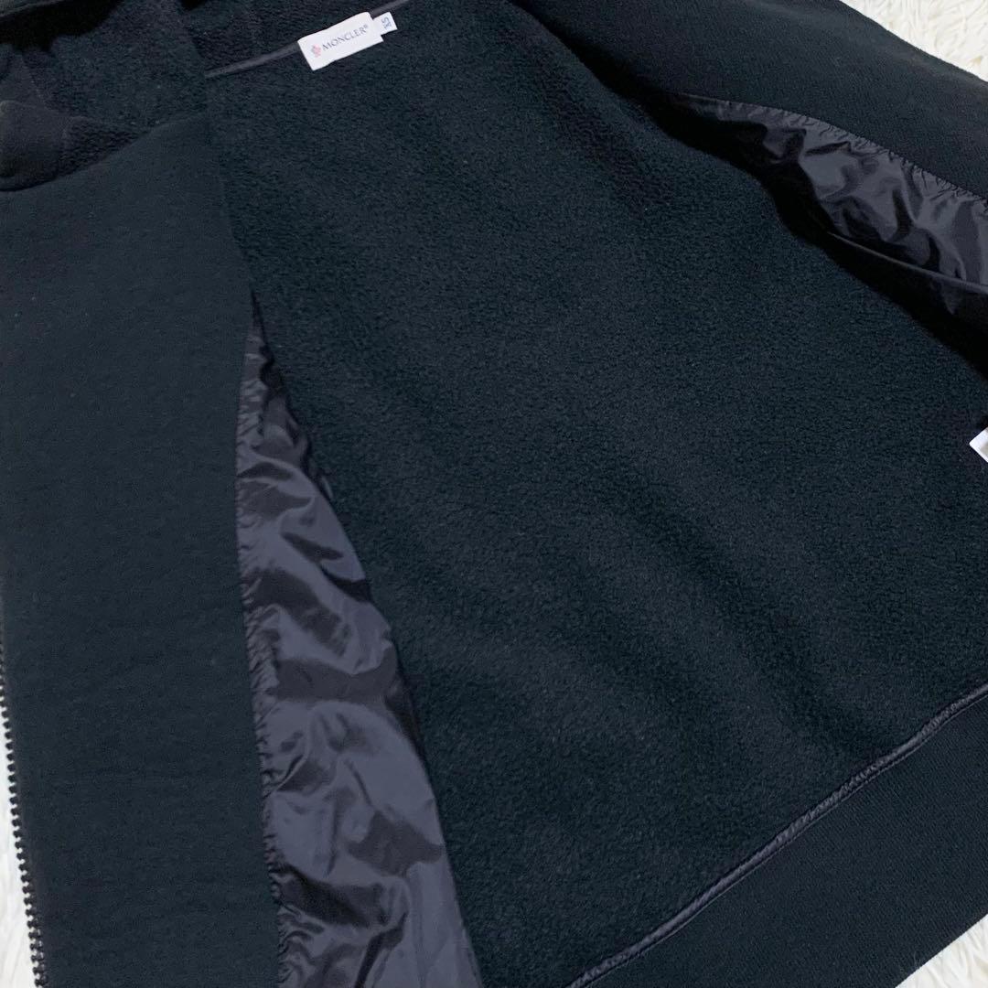 【美品】モンクレール MAGLIA CARDIGAN ハイブリッド 黒 XS