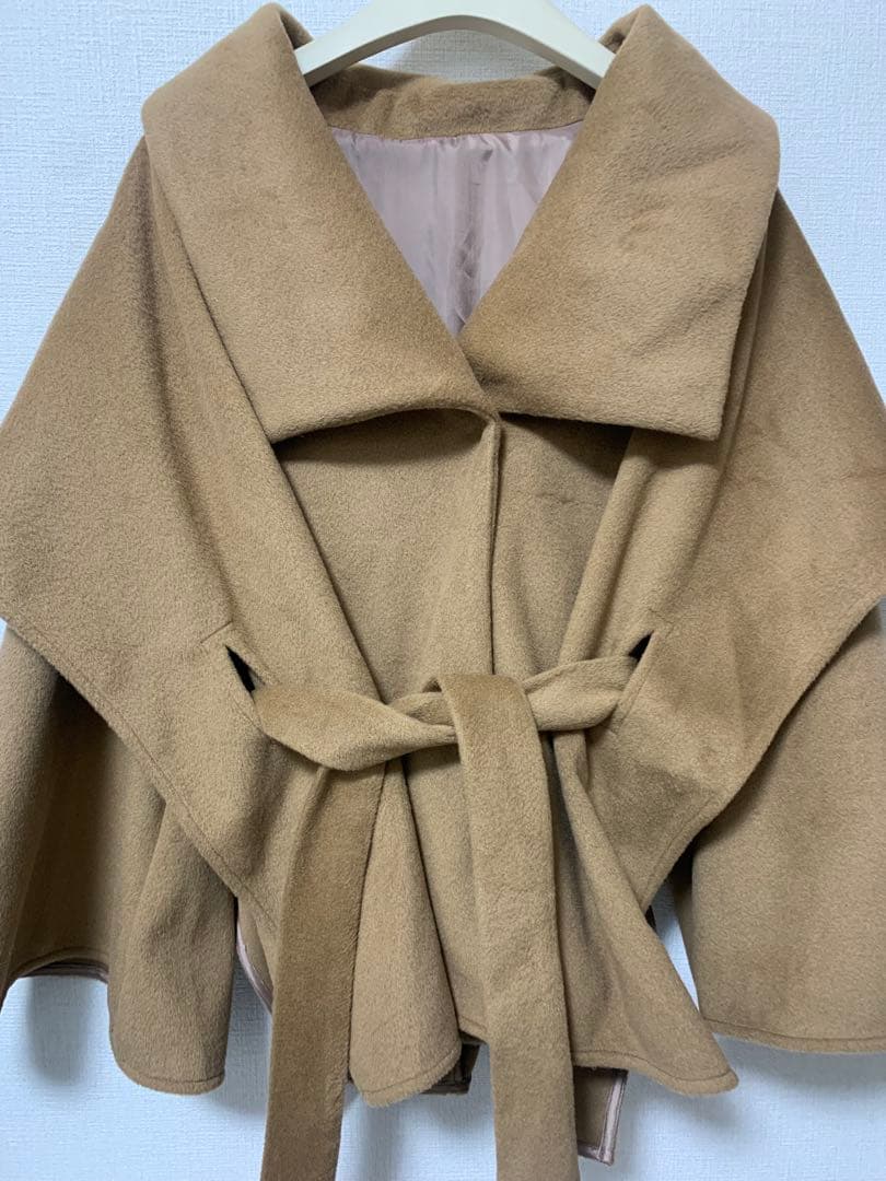 ジャケット・アウター acka flare cape coat