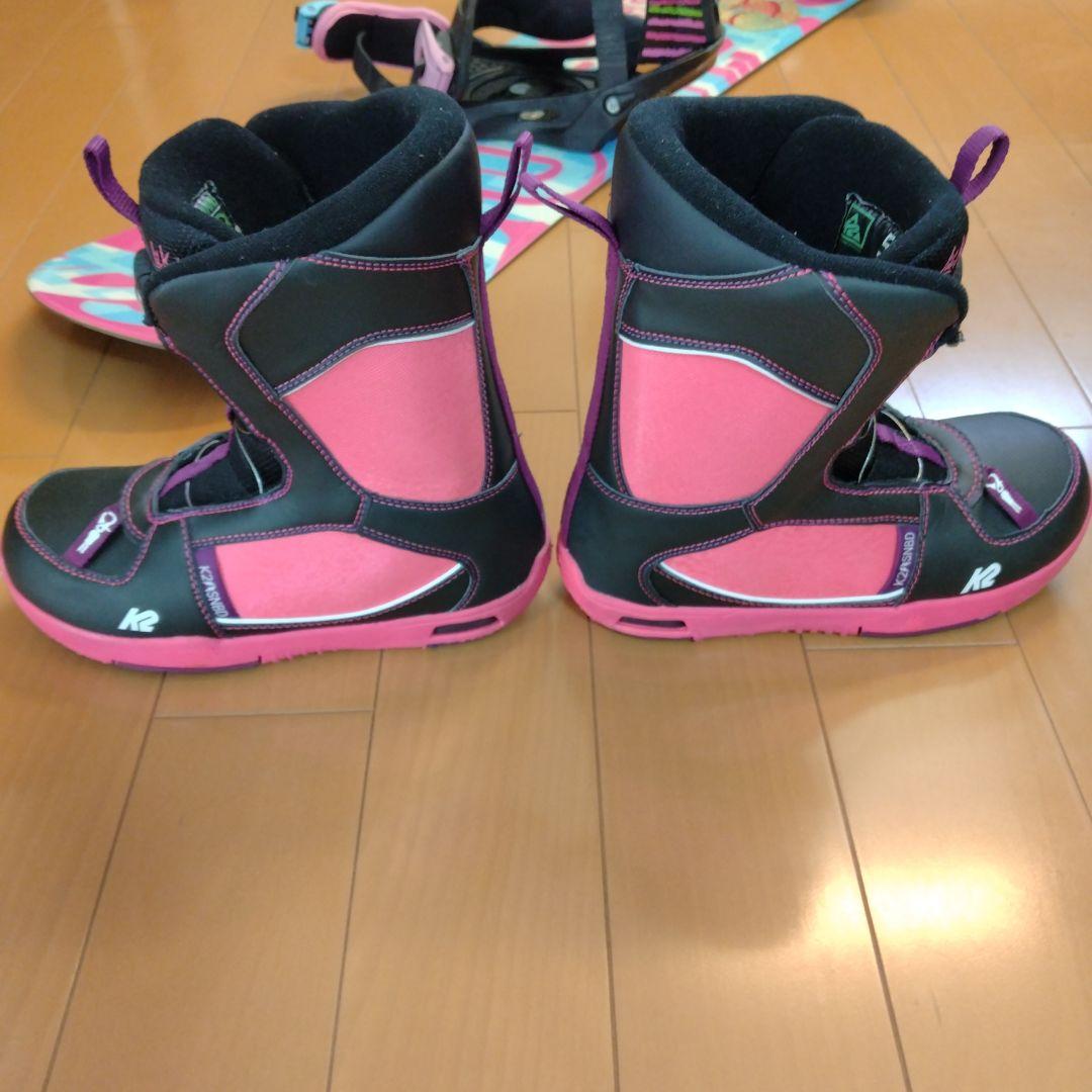 CSB スノーボード 133cm ビィンディング K2ブーツ 23センチ セット