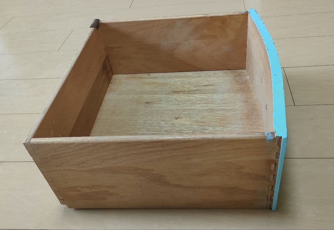 ターコイズブルー フレンチカントリー調チェスト アメリカ西海岸ヴィンテージ家具