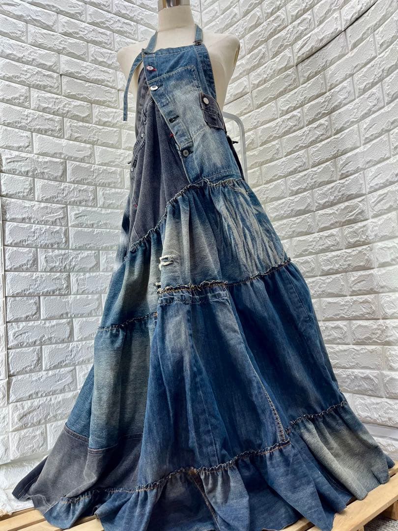 ★あられちゃん様お取り置き　ホルターネックチェックシャツドッキングアレンジ