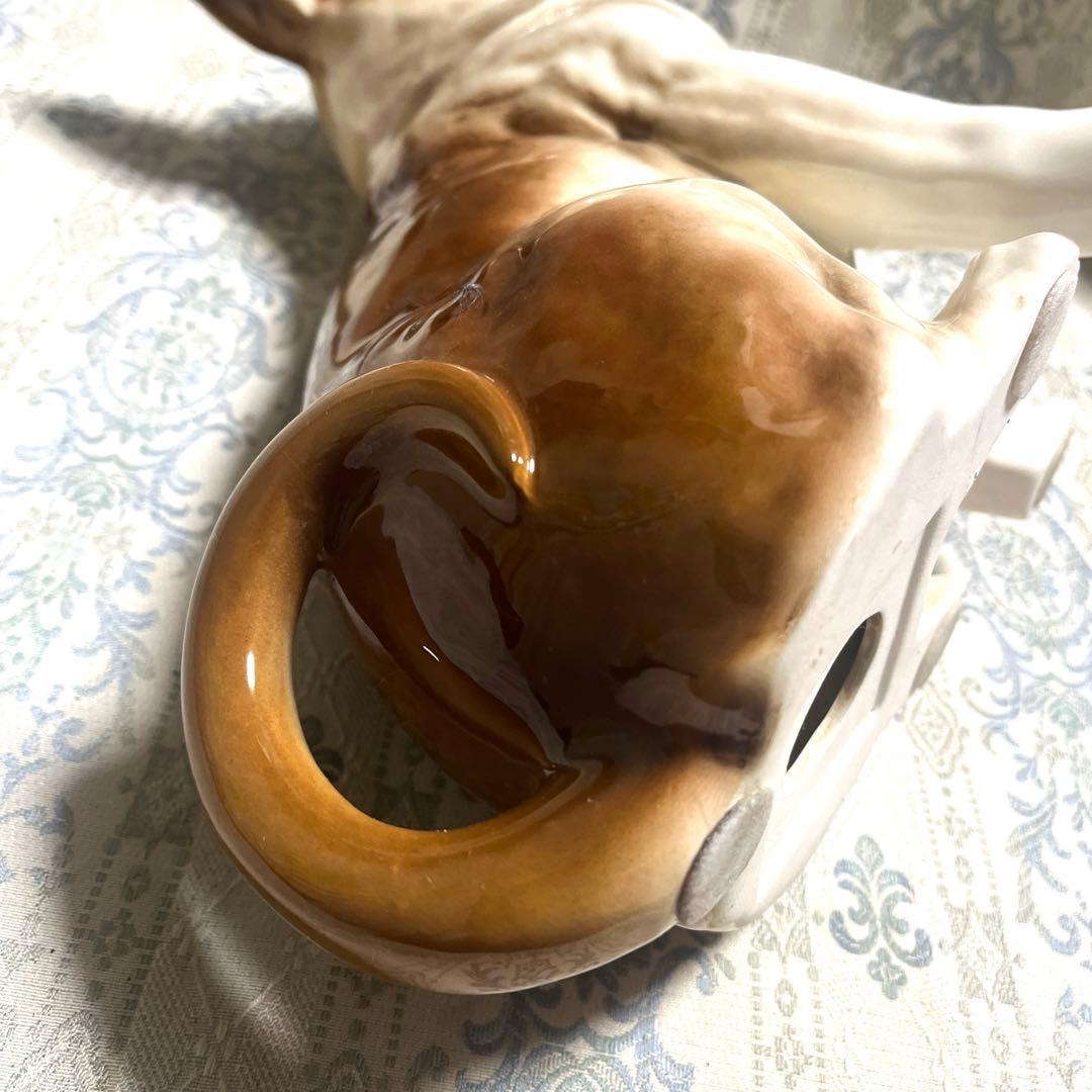 チワワ 陶器製 フィギュア（置物） 犬のオブジェ ヨーロピアン 雑貨 ★美品