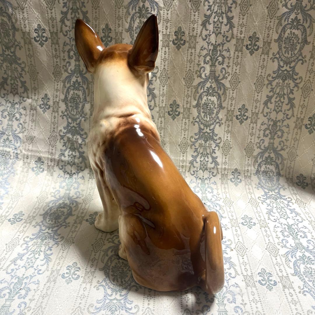 チワワ 陶器製 フィギュア（置物） 犬のオブジェ ヨーロピアン 雑貨 ★美品
