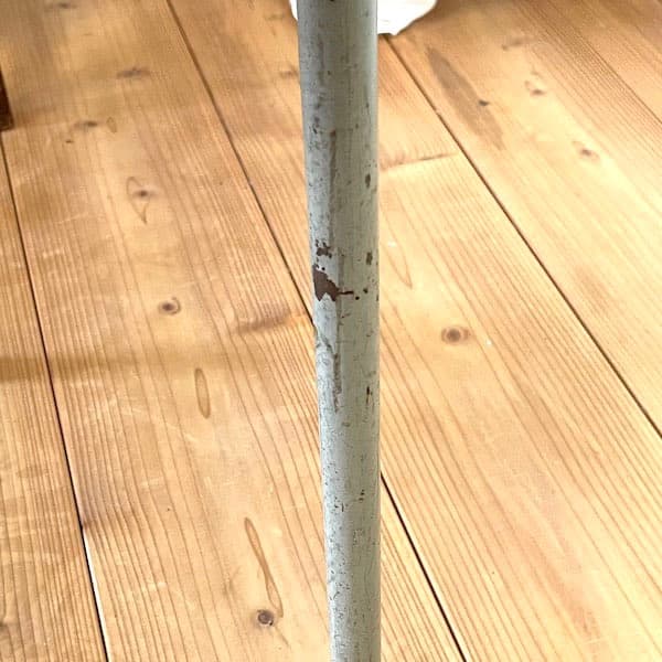 ビンテージ　サイドテーブル　アイアン＋ウッド　レトロ　ローテーブル