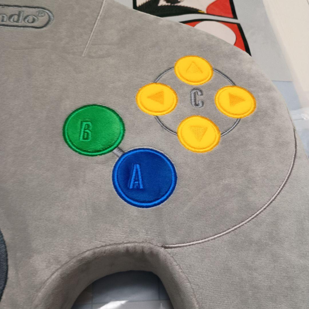 NINTENDO64 コントローラー型クッション ショッパー付き