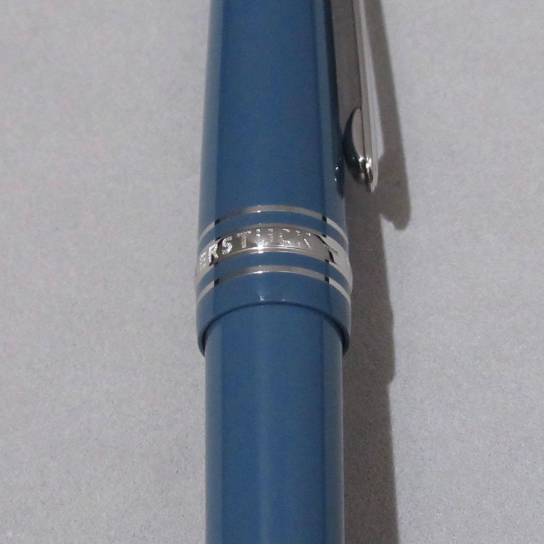 モンブラン ボールペン グレイシャー ブルーグレー ミッドサイズ 129395