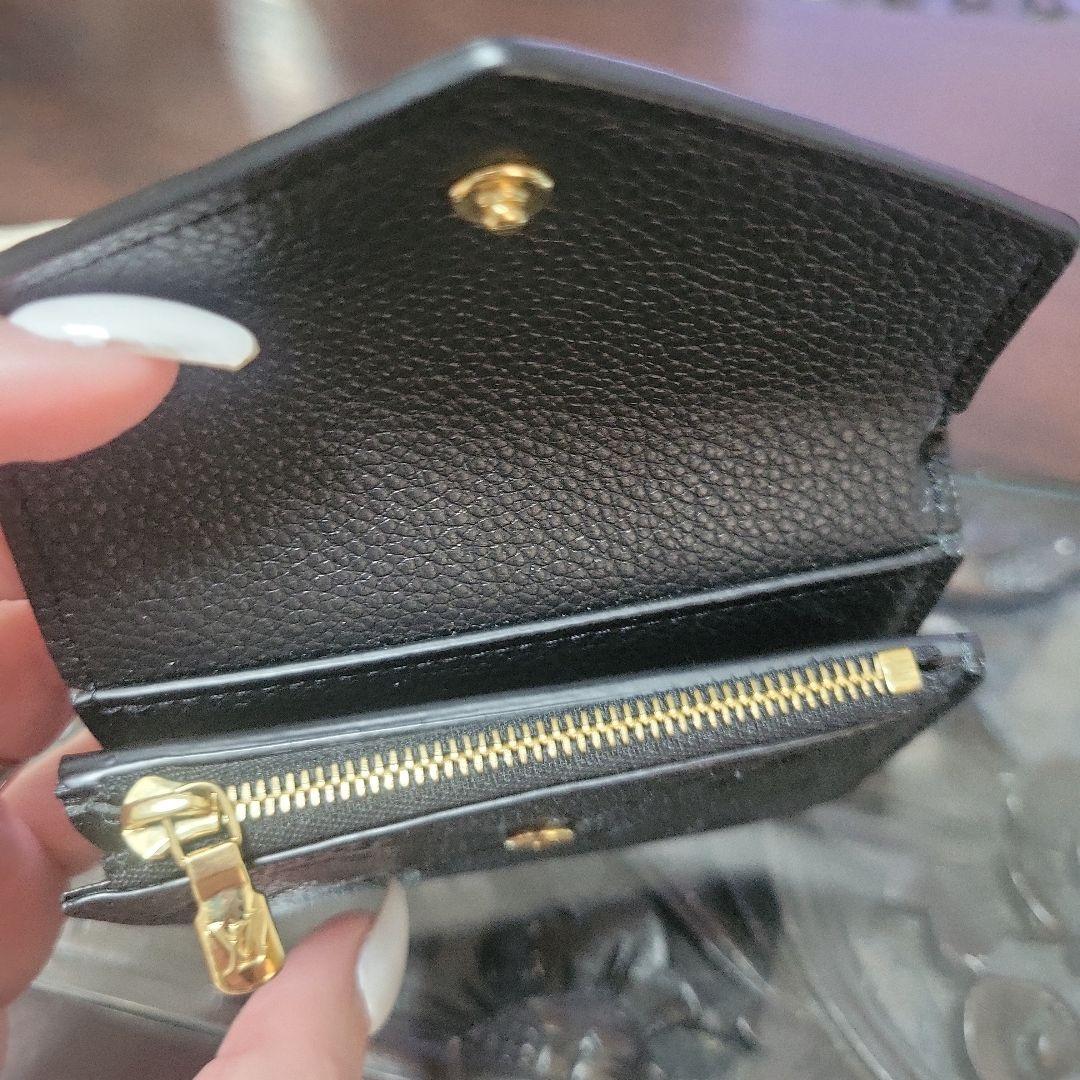 ルイ・ヴィトン ブラック 三つ折り財布