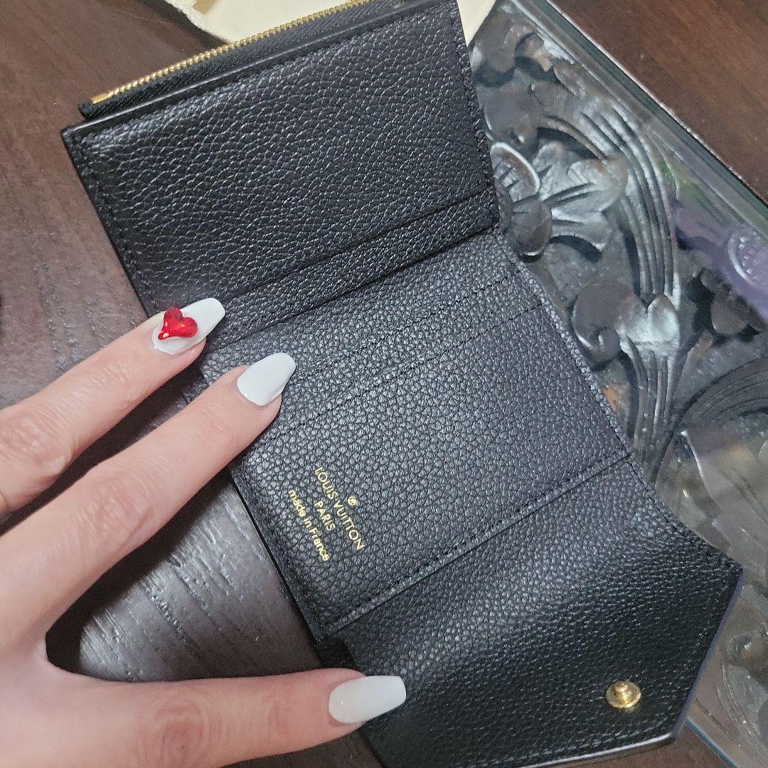 ルイ・ヴィトン ブラック 三つ折り財布