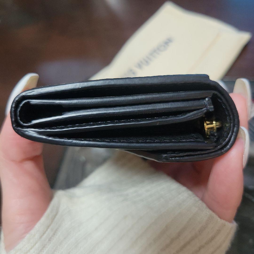 ルイ・ヴィトン ブラック 三つ折り財布