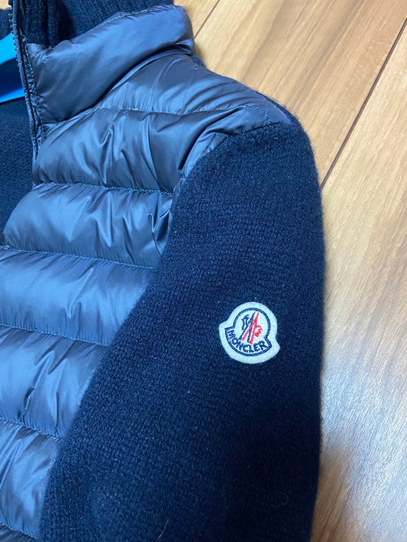 最終価格セール‼️モンクレール カシミヤ混ニットダウン Ｌサイズ