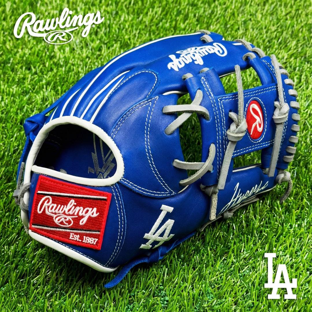 【新品】ローリングス 軟式 内野手用 グラブ MLB ロサンゼルス ドジャース