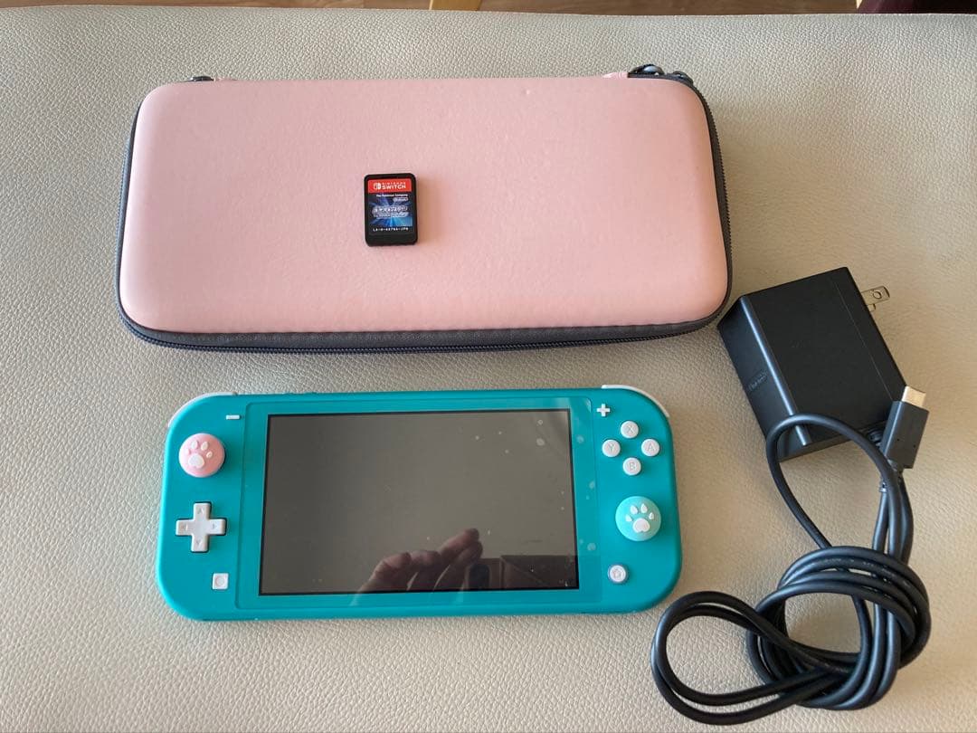 Nintendo Switch Lite ターコイズ ♡カセット付き