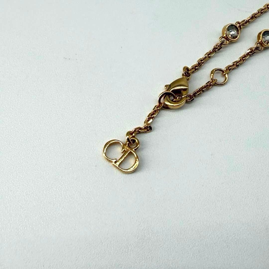 15567✨Christian Dior CDロゴ ラインストーン ブレスレット