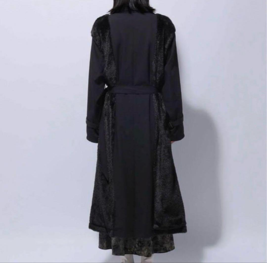 HARE フェイクファードッキングコート