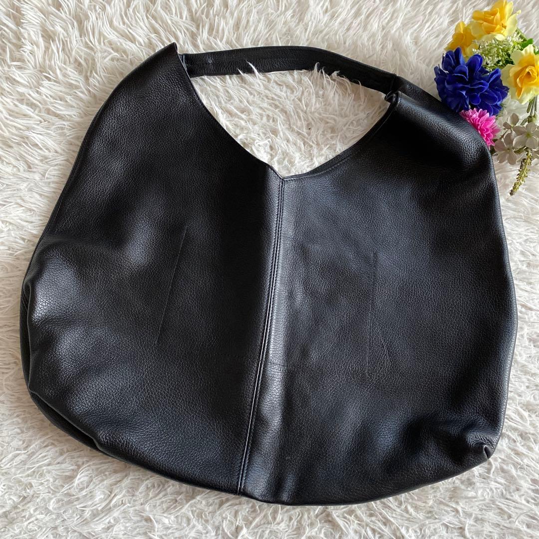 ドットAULENTTI レザートートバッグ　くろ