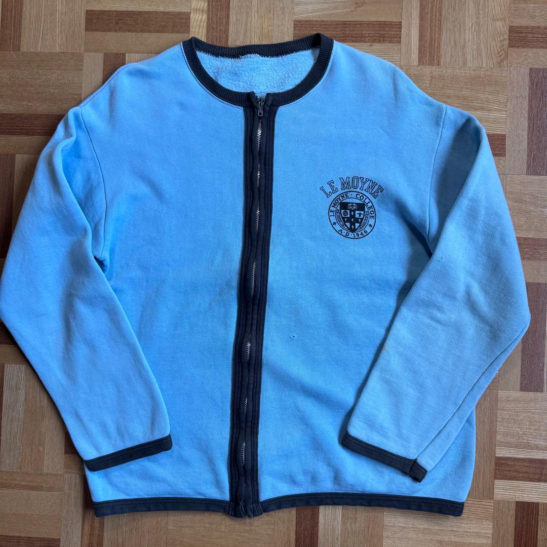 50〜70s vintage zip up sweat cardigan