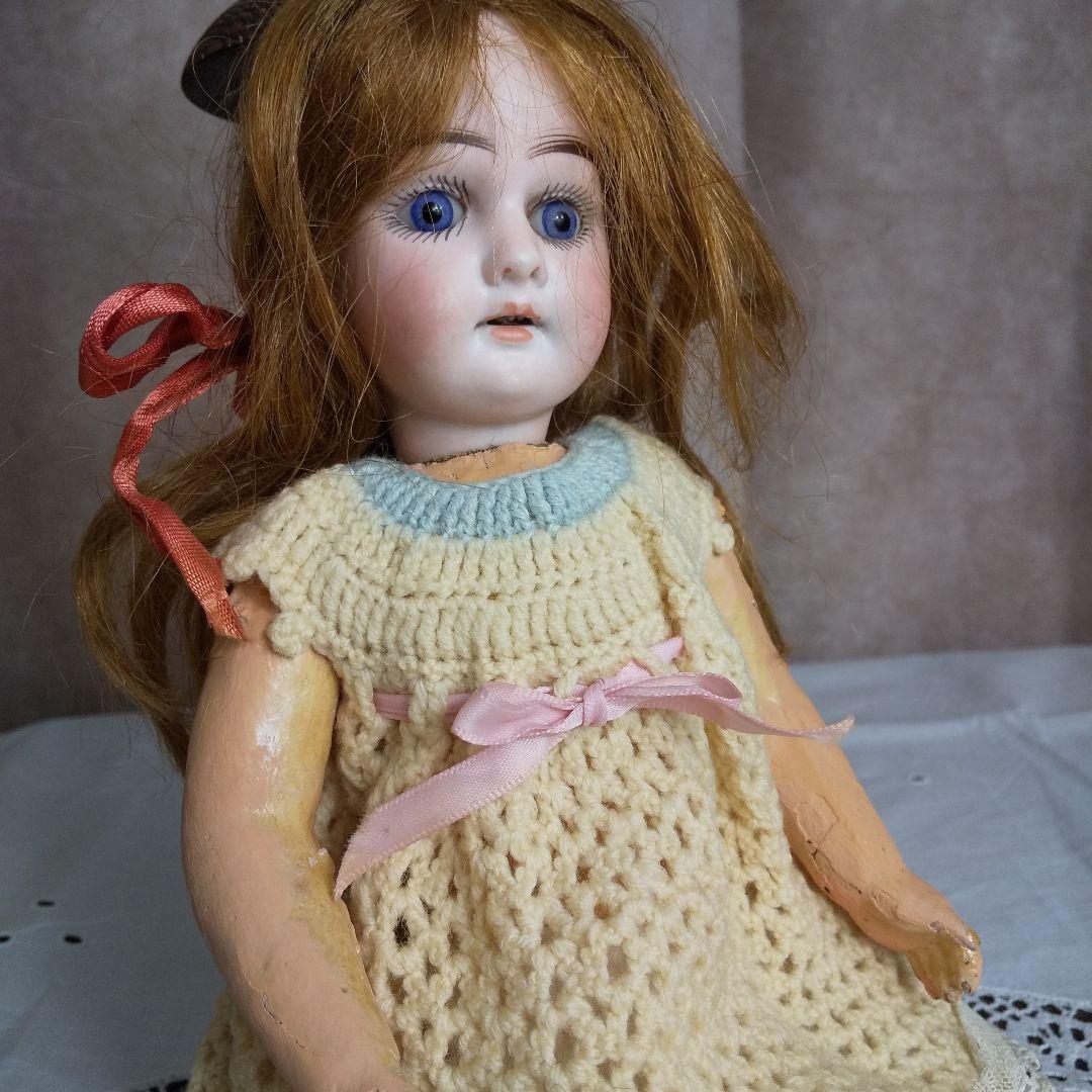 ❇️冬の大特価Sale❤️小ぶりで可愛いドイツアンティークビスクドール